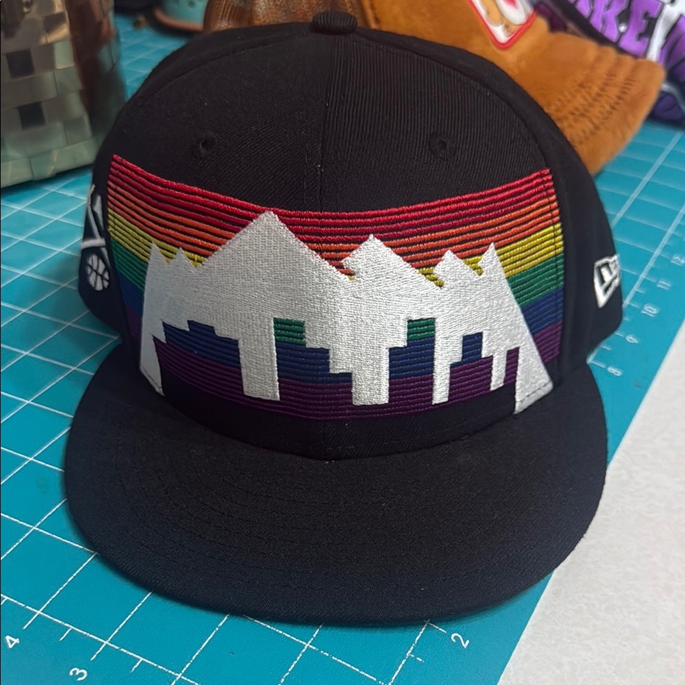 New Era Black Denver Nuggets 2025 City Edition 9FIFTY Snapback Baseball Hat Cap